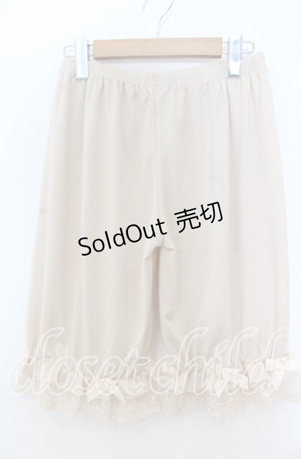 画像1: m petit by misako / ドロワーズ M ベージュ O-25-11-07-089-LO-PA-OW-OS (1)