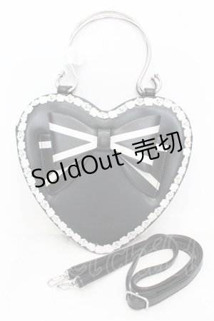画像: BABY,THE STARS SHINE BRIGHT / リボンハートBag  クロ×シロ O-25-11-07-1004-BA-BG-IG-OS