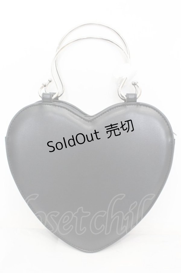 画像3: BABY,THE STARS SHINE BRIGHT / リボンハートBag  クロ×シロ O-25-11-07-1004-BA-BG-IG-OS (3)