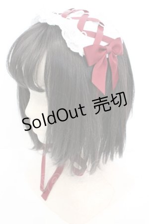 画像: Amavel / 大正浪漫の夢紀行 ヘッドドレス  シロ×ワイン O-25-11-07-1047-CA-AC-OW-OS