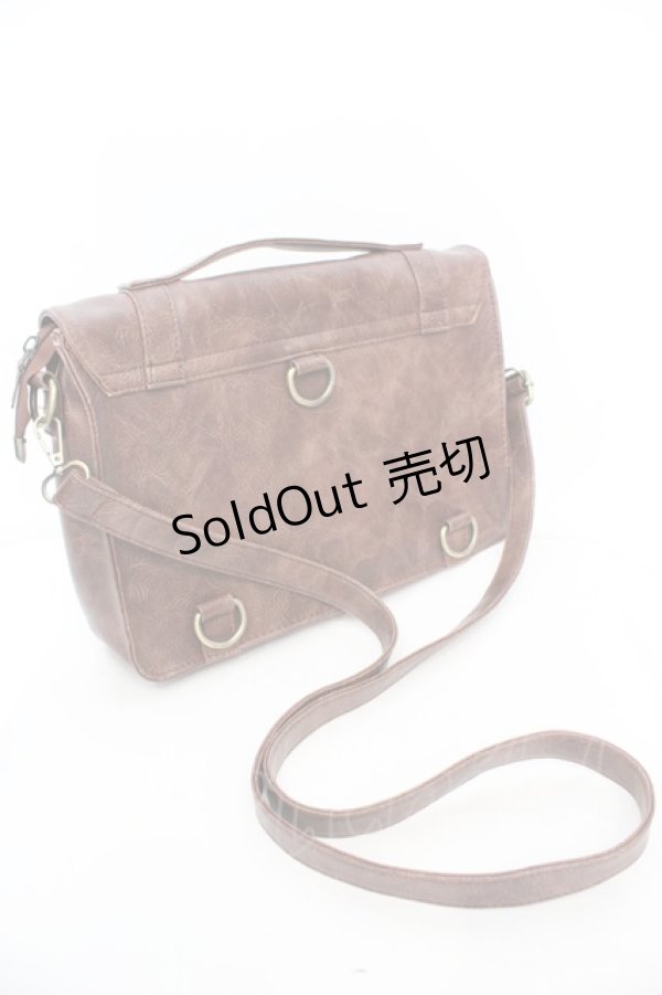 画像3: NieR CLOTHING / 3WAY メッセンジャーバッグ  ブラウン O-25-11-07-1049-PU-BG-YM-ZT-K010 (3)