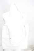画像2: NieR Clothing / 2WAY トートバッグ  ホワイトｘブルー O-25-11-07-1050-PU-BG-YM-ZT-K010 (2)