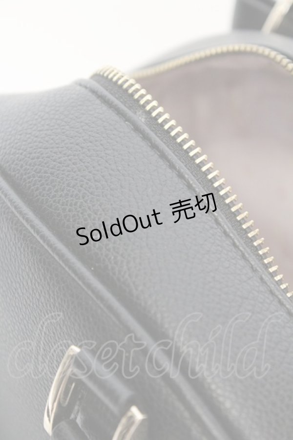 画像3: 【SALE】Maison de FLEUR / 青木 美沙子　Marroncream　リボンボストンバッグ  クロ O-25-11-07-1008-LO-BG-IG-ZT-K010 (3)