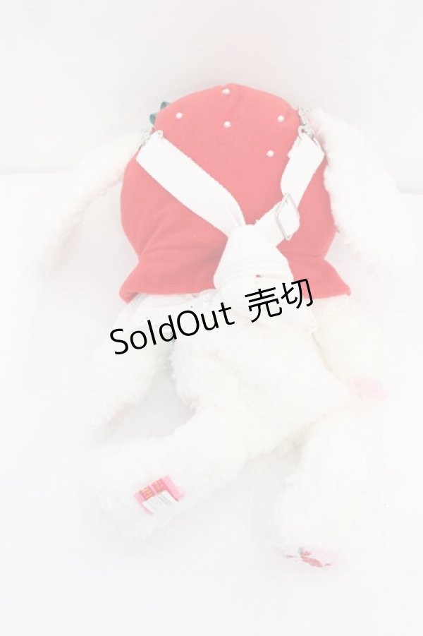 画像3: BABY,THE STARS SHINE BRIGHT / いちごになっちゃったうさくみゃちゃんポシェット  オフ O-25-11-07-1001-BA-BG-IG-OS (3)