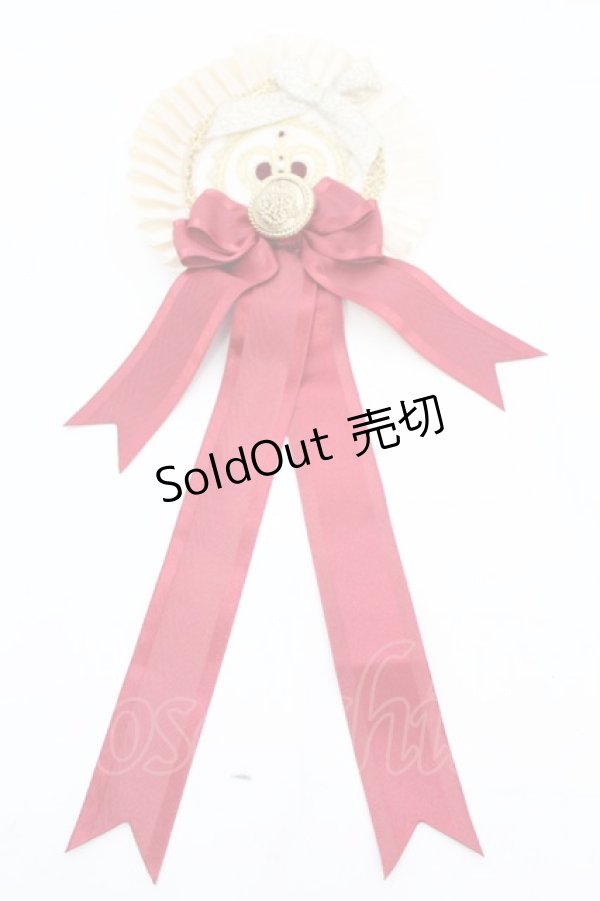 画像1: BABY,THE STARS SHINE BRIGHT / My Dear Baby ロゼッタ  アイボリー×アカ O-25-11-07-1011-BA-AC-IG-OS (1)