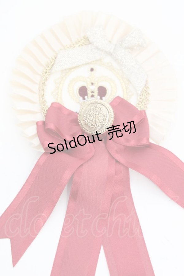 画像2: BABY,THE STARS SHINE BRIGHT / My Dear Baby ロゼッタ  アイボリー×アカ O-25-11-07-1011-BA-AC-IG-OS (2)