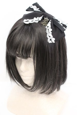 画像: ALICE and the PIRATES / ロージアノーブルグログランカチューシャ  クロ×シロ O-25-11-07-1014-PA-AC-IG-OS