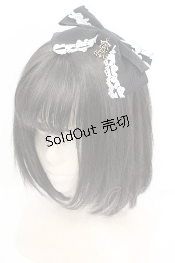 画像1: ALICE and the PIRATES / ロージアノーブルグログランカチューシャ  クロ×シロ O-25-11-07-1014-PA-AC-IG-OS (1)