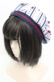 画像1: Amavel / Nounours Chocolatoryベレー帽  ブルー O-25-11-07-1015-CA-AC-OW-ZT87 (1)
