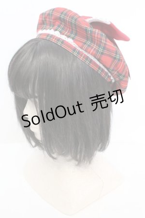 画像: BABY,THE STARS SHINE BRIGHT / タータンチェックベレー  アカ O-25-11-07-1016-BA-AC-IG-OS
