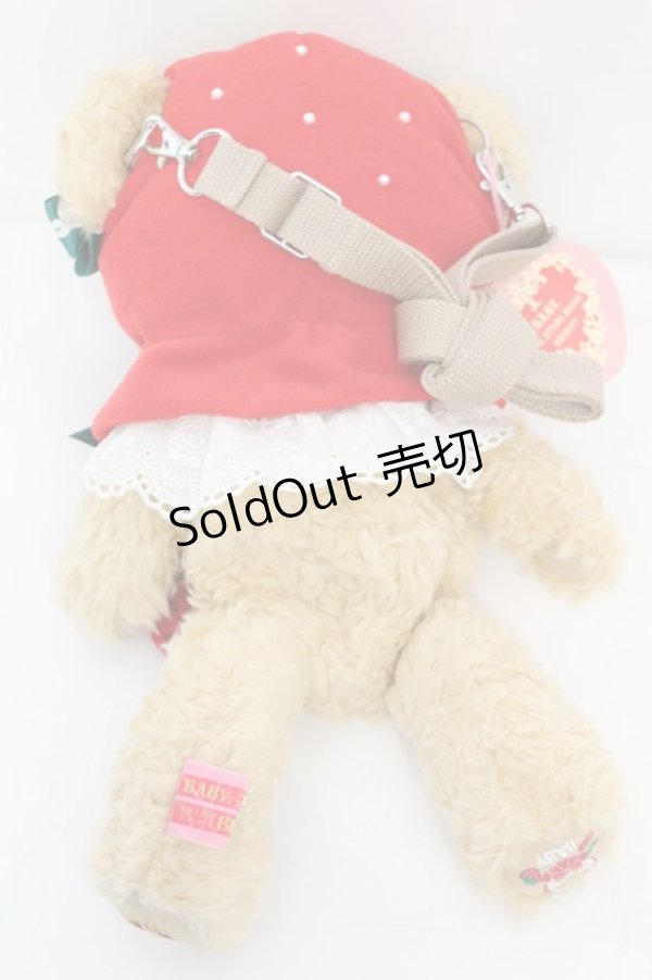 画像3: BABY,THE STARS SHINE BRIGHT / いちごになっちゃったくまくみゃちゃんポシェット  ミルクティー O-25-11-07-1002-BA-BG-IG-OS (3)