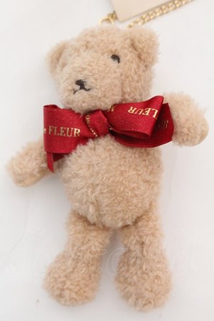 画像: Maison de FLEUR / 店舗限定 ベアチャーム  アカリボン O-25-11-07-1022-LO-ZA-IG-OS