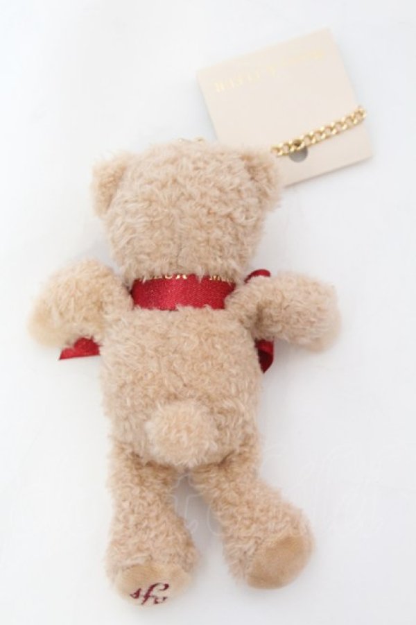 画像3: Maison de FLEUR / 店舗限定 ベアチャーム  アカリボン O-25-11-07-1022-LO-ZA-IG-OS (3)