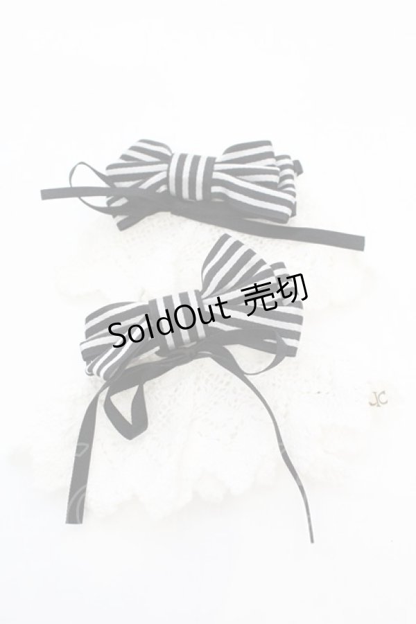 画像1: ALICE and the PIRATES / A/P Cafeお袖とめ  シロ×クロ O-25-11-07-1027-PA-ZA-IG-OS (1)