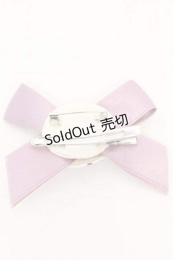 画像2: 【SALE】PINK HOUSE / パンジーコサージュ2WAYミニブローチ  ラベンダー O-25-11-07-1031-LO-AC-OW-ZT171 (2)