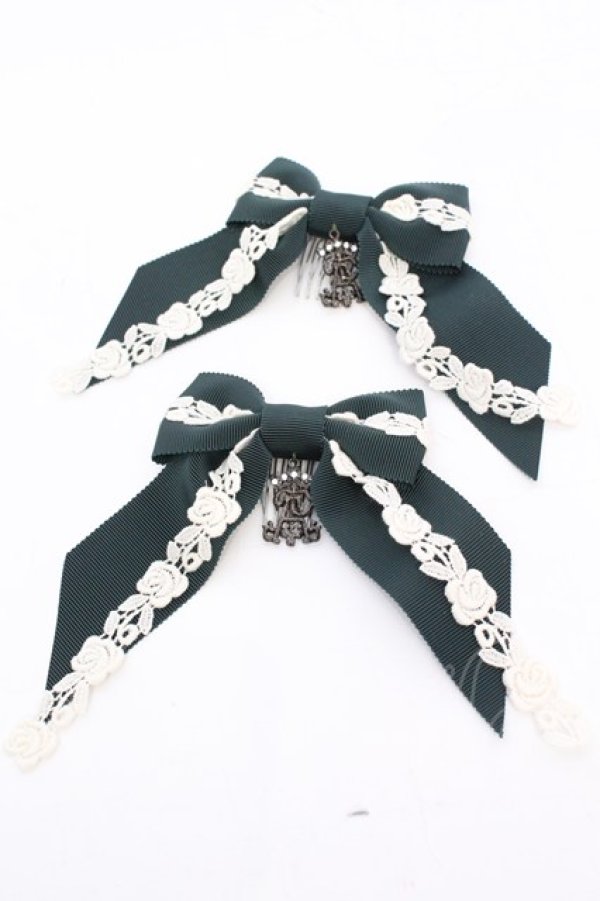 画像1: ALICE and the PIRATES / A/Pゆらゆらリボンコーム  グリーン O-25-11-07-1034-PA-AC-IG-OS (1)