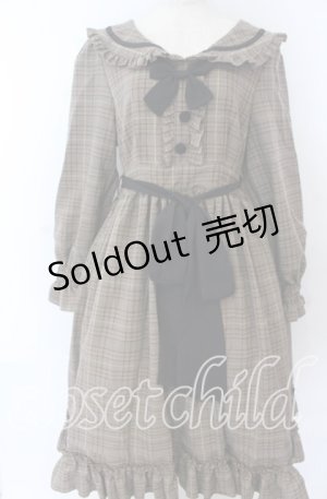 画像: Sweetwood Lolita / アガサ事件簿 ワンピース M ブラウン O-25-11-07-008-LO-OP-IG-OS