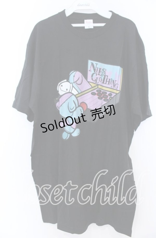 画像1: NieR Clothing / ダーツボードTシャツ XL ブラック O-25-11-07-101-PU-TS-YM-OS (1)