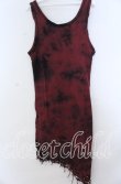 画像2: MIDAS / オパールダメージタンクトップ  レッド×ブラック O-25-11-07-112-PU-TO-IG-OS (2)