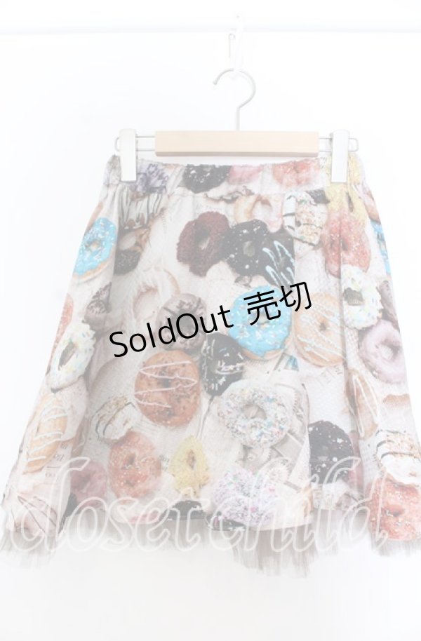 画像1: 【SALE】MILK / DONUTスカート  チョコクリームベース O-25-11-07-135-ML-SK-OW-ZT278 (1)