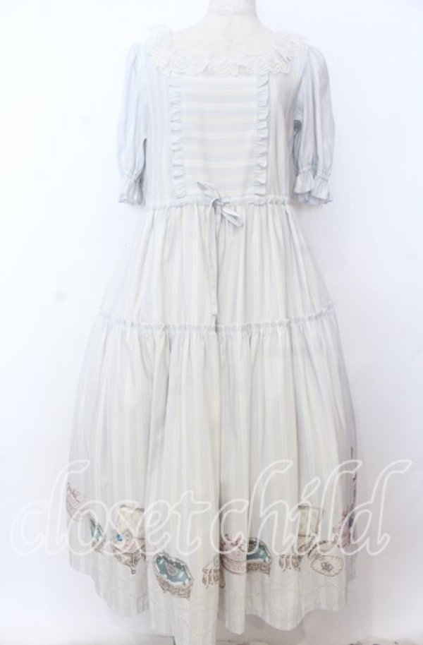 画像1: Melody BasKet / Jewelry boxワンピース  サックス O-25-11-07-139-LO-OP-OW-OS (1)