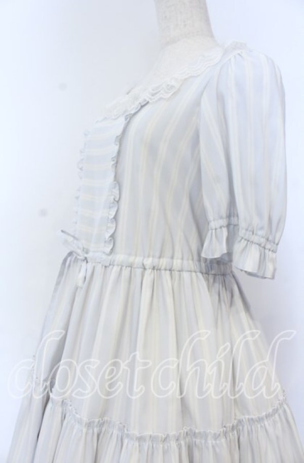 画像2: Melody BasKet / Jewelry boxワンピース  サックス O-25-11-07-139-LO-OP-OW-OS (2)