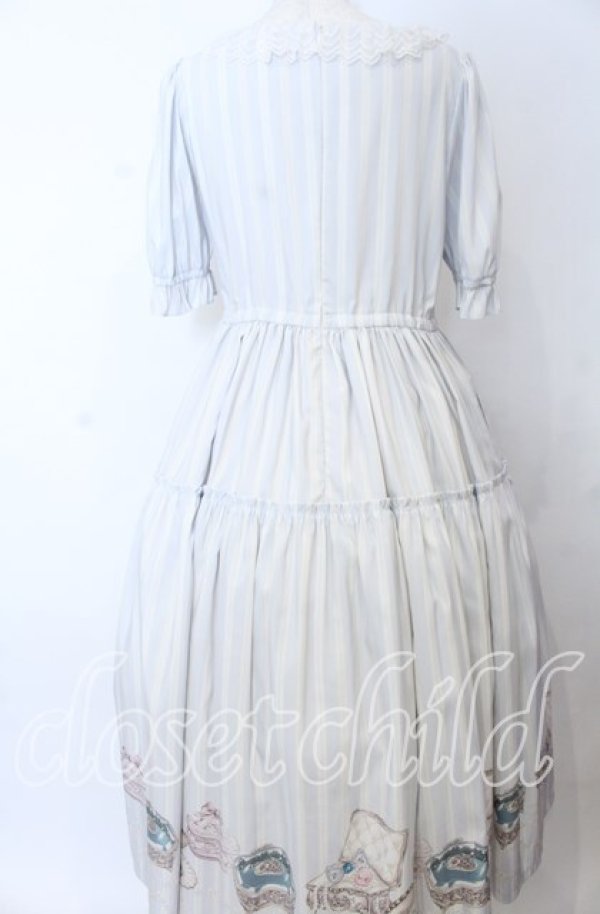 画像3: Melody BasKet / Jewelry boxワンピース  サックス O-25-11-07-139-LO-OP-OW-OS (3)