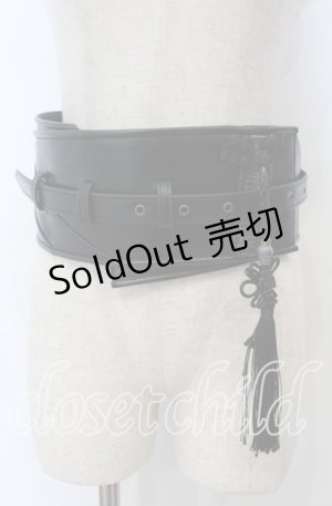 画像: Desoro works / 琉球浪漫物語〜第二章 巻きべると  ブラック O-25-11-07-142-LO-ZA-OW-OS