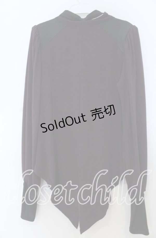 画像2: Qutie Frash / ベルト付きフリルブラウス  パープル O-25-11-07-143-QU-BL-OW-OS (2)