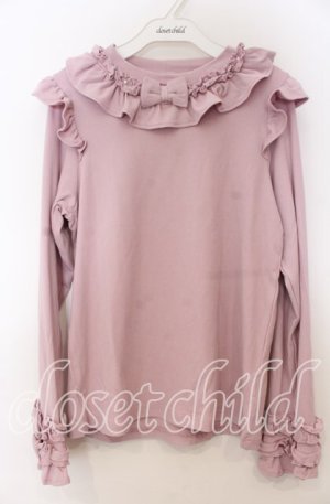 画像: axes femme kawaii / フリルリボンカットプル M ピンク O-25-11-07-155-AX-TO-OW-OS