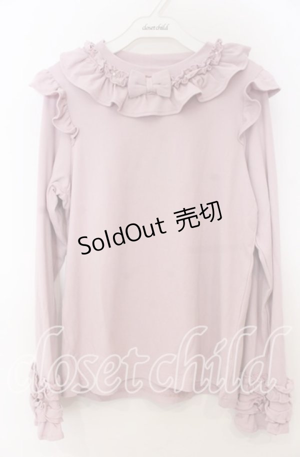 画像1: axes femme kawaii / フリルリボンカットプル M ピンク O-25-11-07-155-AX-TO-OW-OS (1)