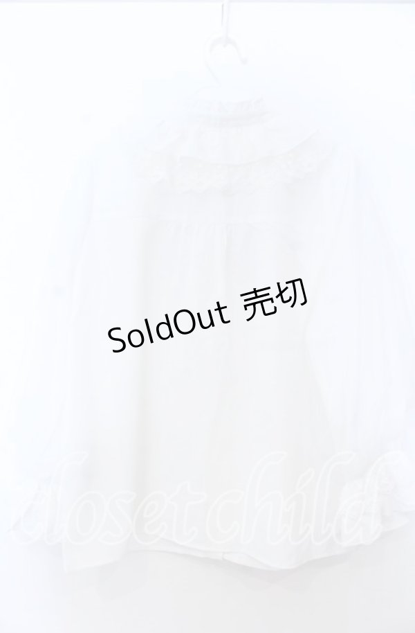 画像2: axes femme / マイメロディ/ブラウス F シロ O-25-11-07-157-AX-BL-OW-OS (2)