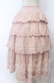 画像2: PINK HOUSE / ピコフリルリボンティアードスカート  ピンク O-25-11-07-163-LO-SK-OW-OS (2)