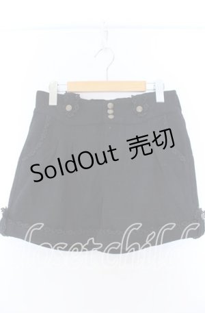 画像: axes femme / ロールアップショートパンツ  クロ O-25-11-07-019-AX-PA-IG-OS