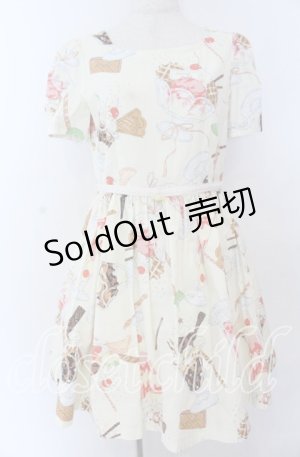 画像: MILK / パフェドレス  アイボリー O-25-11-07-026-ML-OP-IG-OS