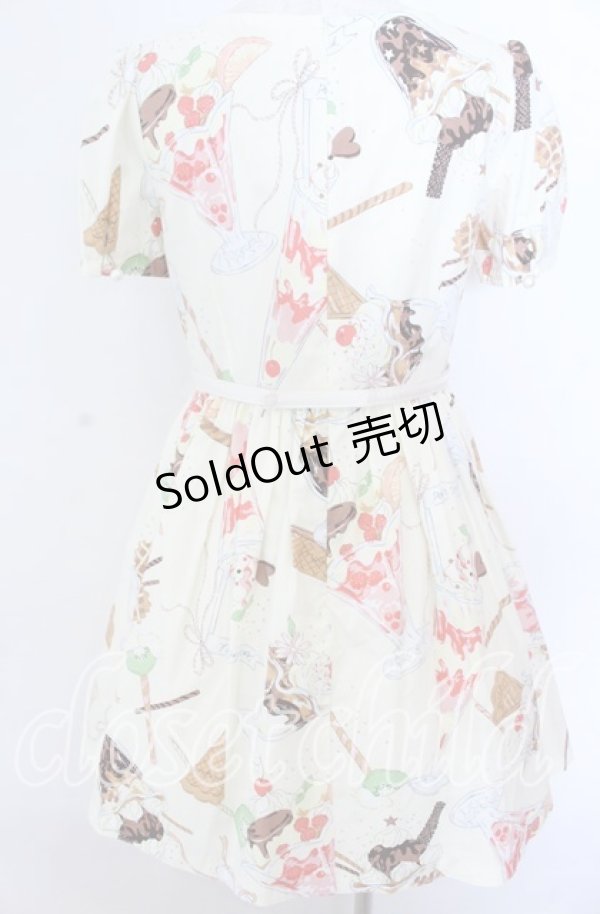 画像2: MILK / パフェドレス  アイボリー O-25-11-07-026-ML-OP-IG-OS (2)