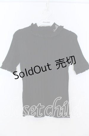 画像: MILK / リブトップス  クロ O-25-11-07-028-ML-TO-IG-OS