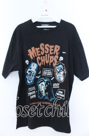 画像: HYSTERIC GLAMOUR / MESSER CHUPS/SCREAM OF MC Tシャツ M ブラック O-25-11-07-033-PU-TS-IG-OS