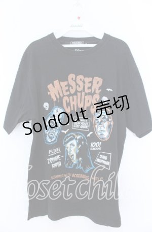 画像: HYSTERIC GLAMOUR / MESSER CHUPS/SCREAM OF MC Tシャツ M ブラック O-25-11-07-033-PU-TS-IG-ZT265