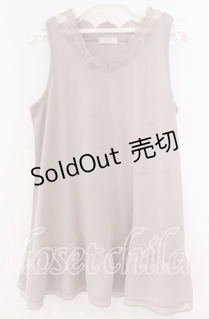 画像: 【SALE】axes femme / タンクトップ M ベージュ O-25-11-07-036-AX-TO-IG-ZT359