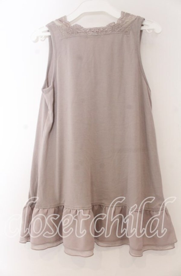 画像2: axes femme / タンクトップ M ベージュ O-25-11-07-036-AX-TO-IG-ZT359 (2)