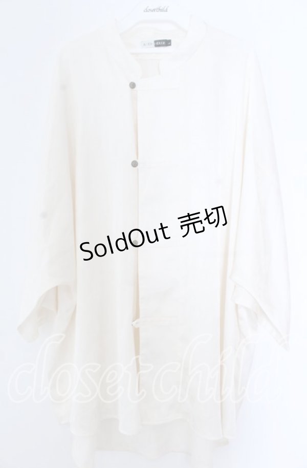 画像1: AXES-X / チャイナドルマン半袖シャツ  オフ O-25-11-07-046-LO-OP-IG-OS (1)