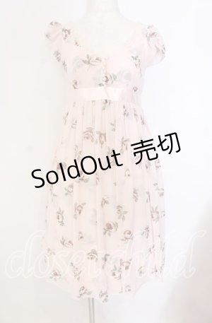 画像: JESUS DIAMANTE / 新お嫁ワンピース 38 バルドー薔薇 ピンク O-25-11-08-003-JE-OP-IG-OS