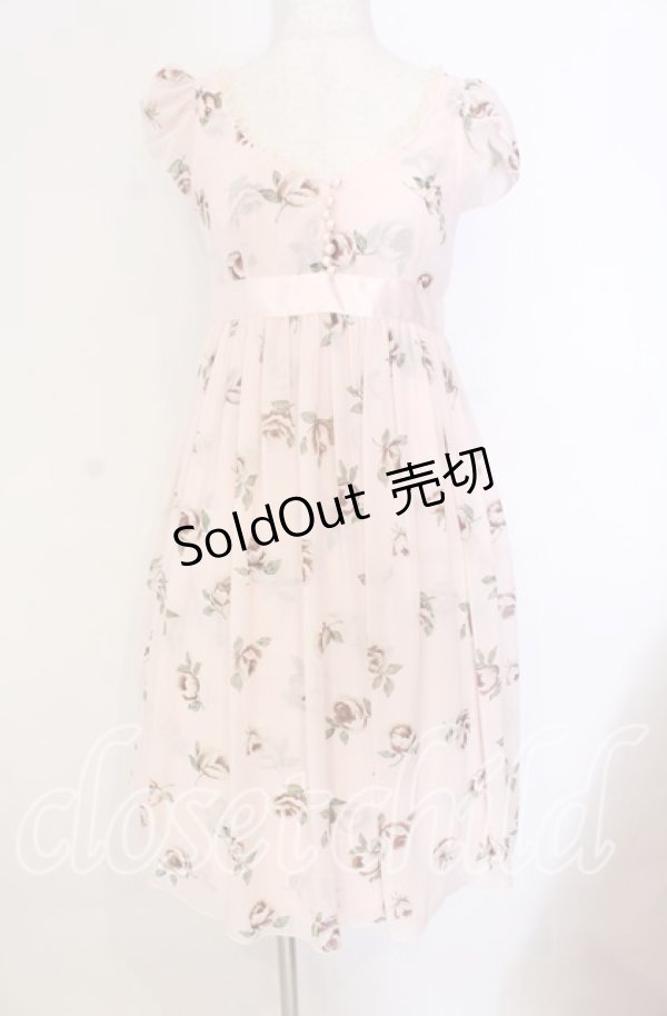 画像1: JESUS DIAMANTE / 新お嫁ワンピース 38 バルドー薔薇 ピンク O-25-11-08-003-JE-OP-IG-OS (1)