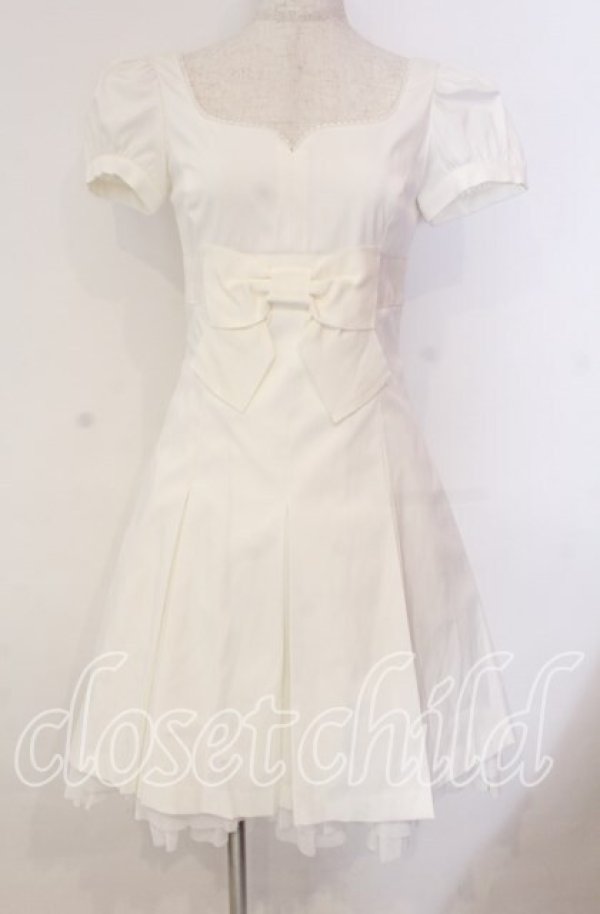 画像1: JESUS DIAMANTE / 小悪魔ワンピース 38 ストライプシロ O-25-11-08-027-JE-OP-IG-OS (1)