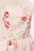 画像2: JESUS DIAMANTE / バックリボンミニーワンピ 38 ぼかし薔薇 ピンク O-25-11-08-028-JE-OP-IG-OS (2)