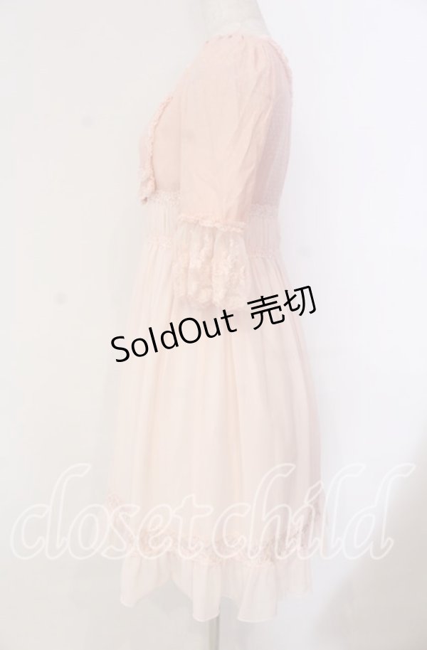 画像3: JESUS DIAMANTE / マリーワンピース 38 ピンク O-25-11-08-029-JE-OP-IG-OS (3)