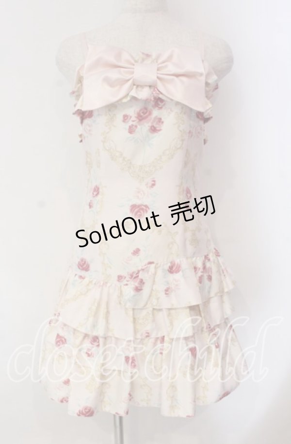 画像1: JESUS DIAMANTE / ヴィクトリアワンピース 38 新オーナメント柄 ピンク O-25-11-08-030-JE-OP-IG-OS (1)