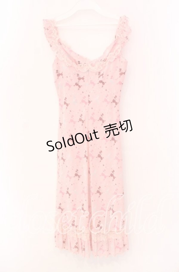 画像3: JESUS DIAMANTE / ジュリエットワンピース 38 プードル柄 ピンク O-25-11-08-032-JE-OP-IG-OS (3)