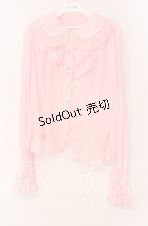 画像1: Angelic Pretty / ラッピングハートブラウス  ピンク O-25-11-08-033-AP-BL-IG-OS (1)